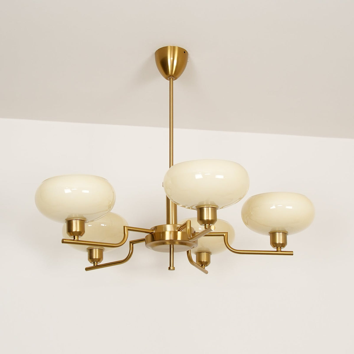 Gabikus Chandeliers Glass Midcentury