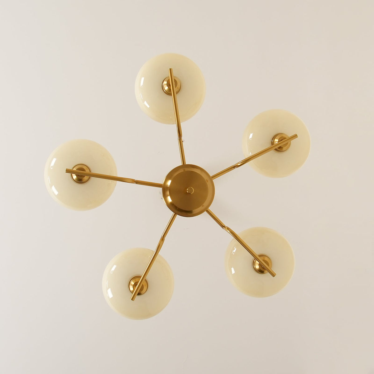 Gabikus Chandeliers Glass Midcentury