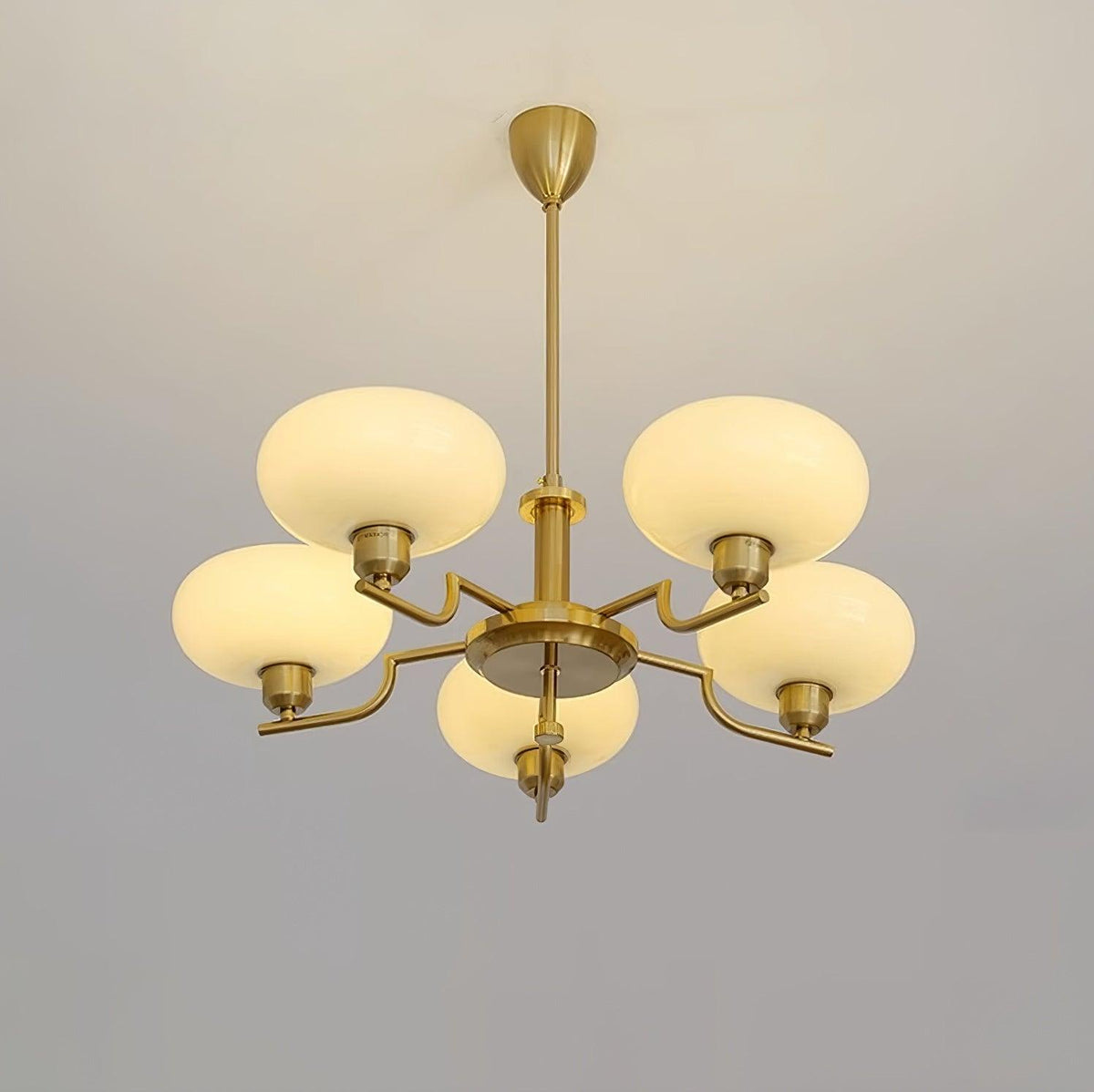 Gabikus Chandeliers Glass Midcentury