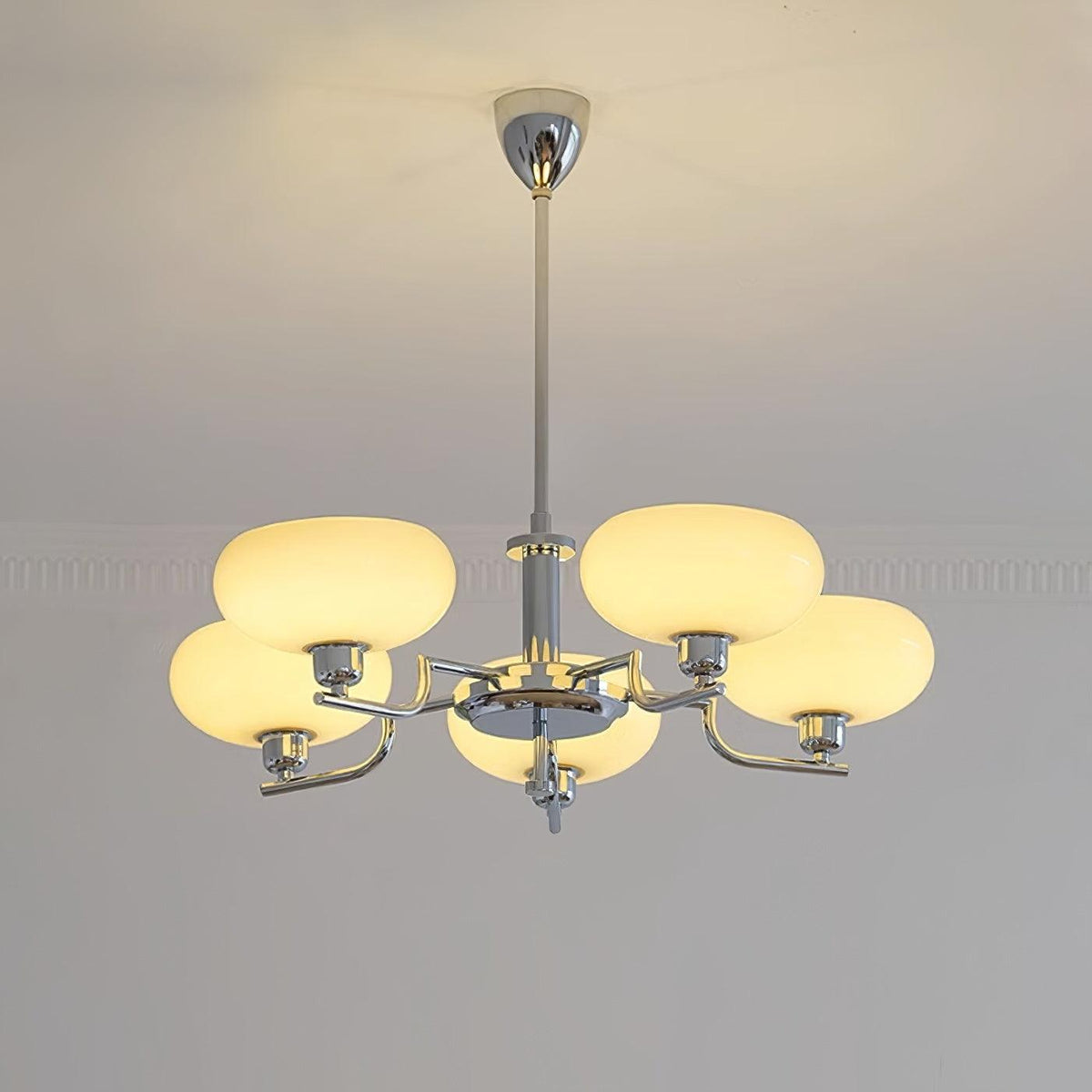 Gabikus Chandeliers Glass Midcentury