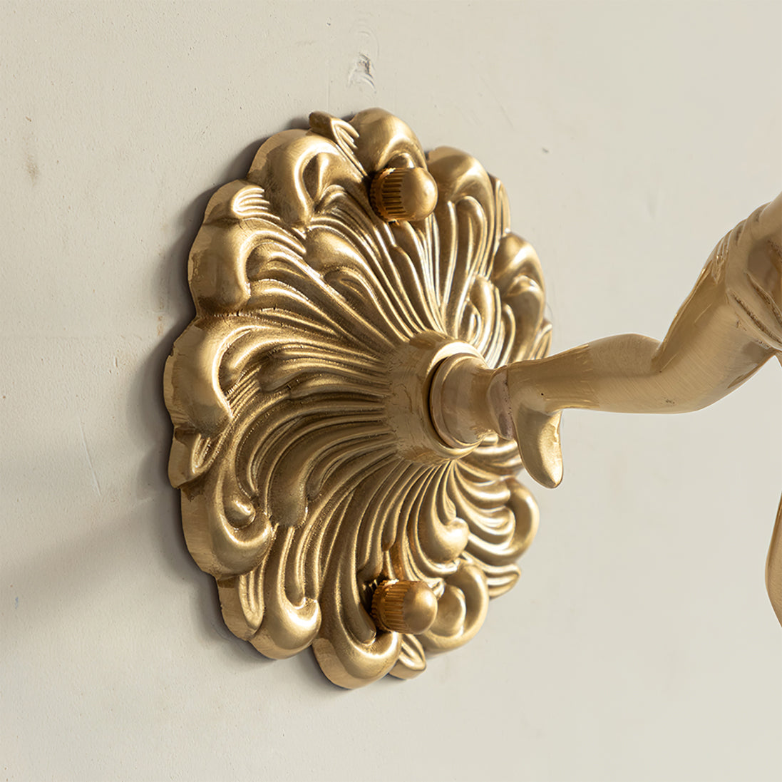 Popemut Glass Rose Wall Lamp