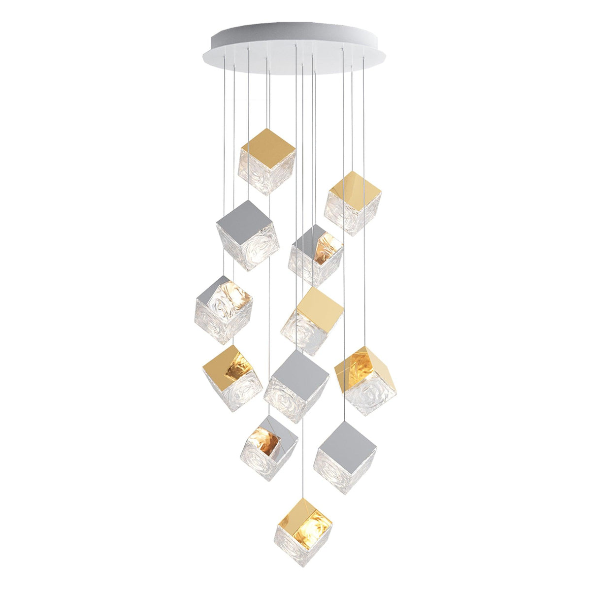 Teriorena Artistic Geometric Cube Chandelier