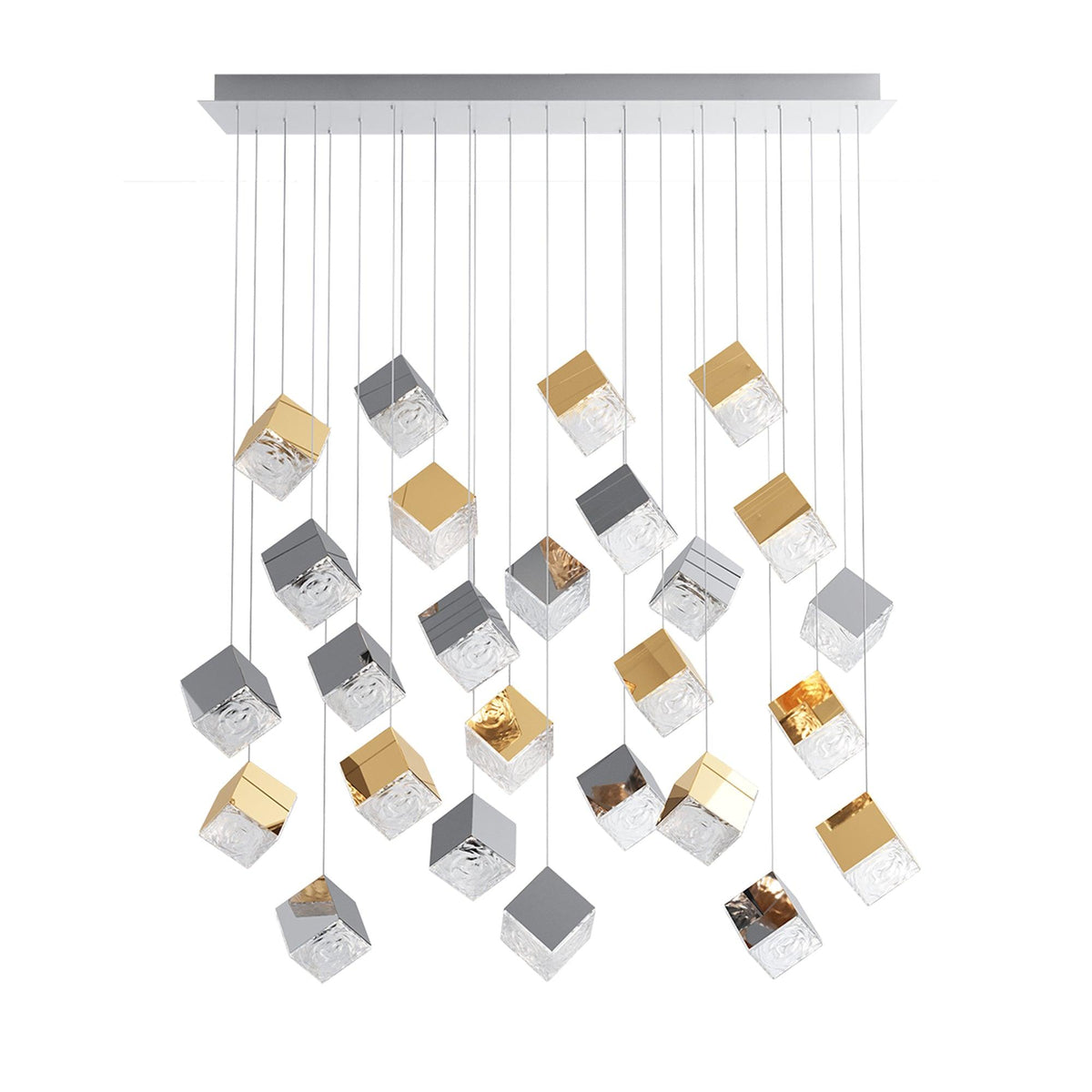 Teriorena Artistic Geometric Cube Chandelier