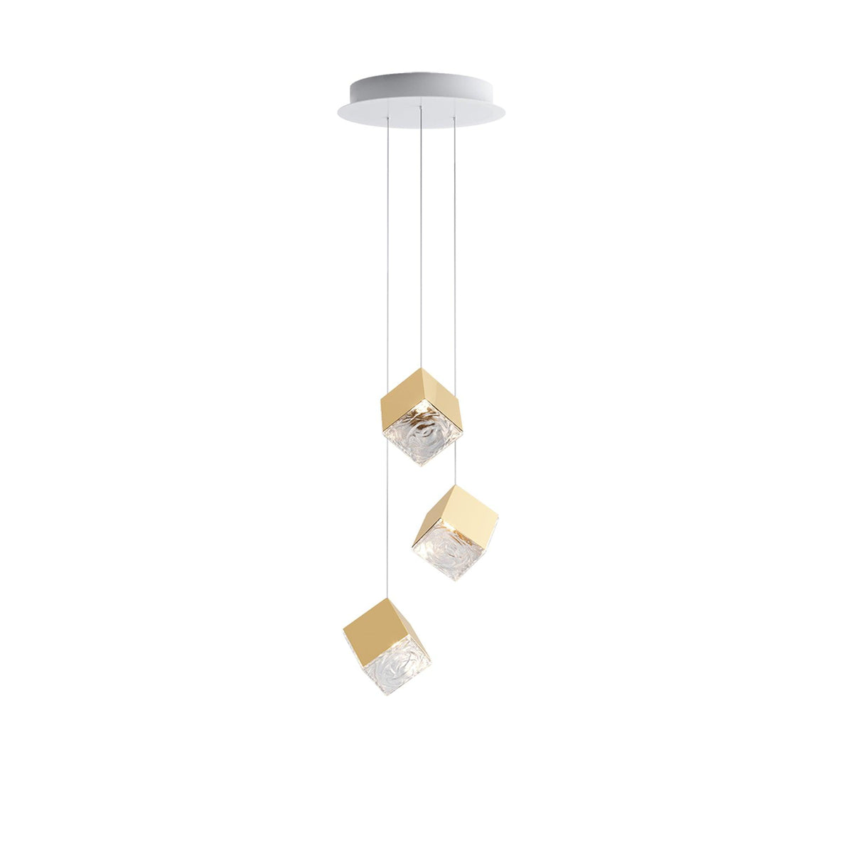 Teriorena Artistic Geometric Cube Chandelier
