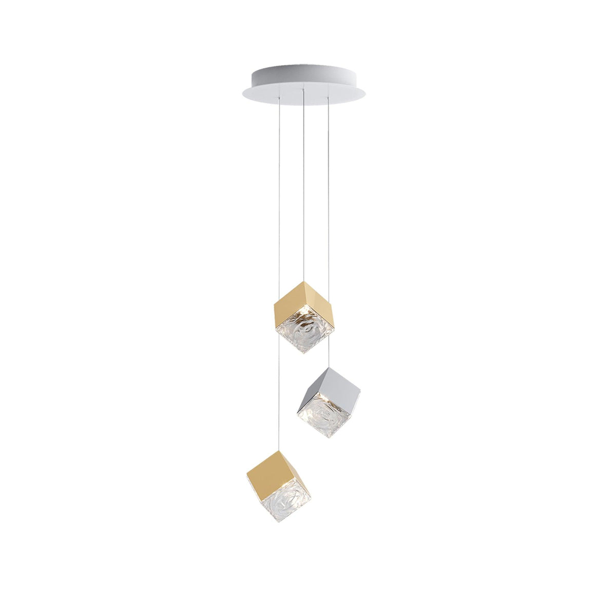Teriorena Artistic Geometric Cube Chandelier