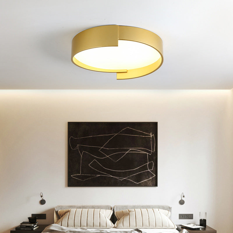 Cibetin Modern Round Flush Mount Ceiling Light LED Double Layer