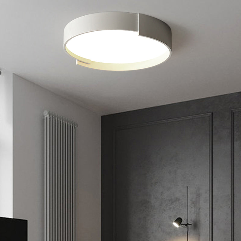 Cibetin Modern Round Flush Mount Ceiling Light LED Double Layer