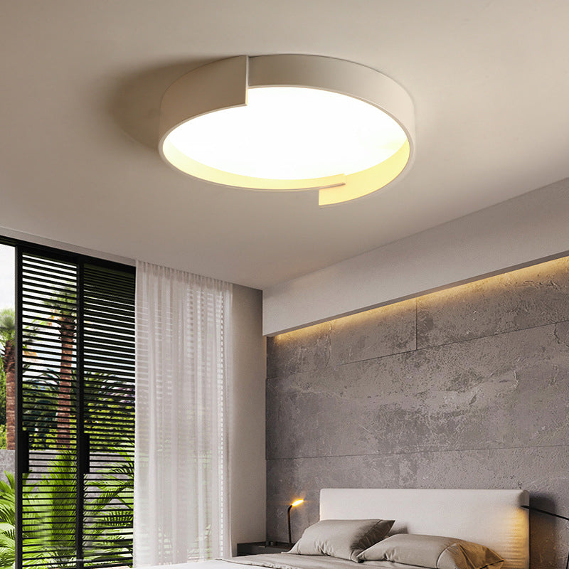 Cibetin Modern Round Flush Mount Ceiling Light LED Double Layer