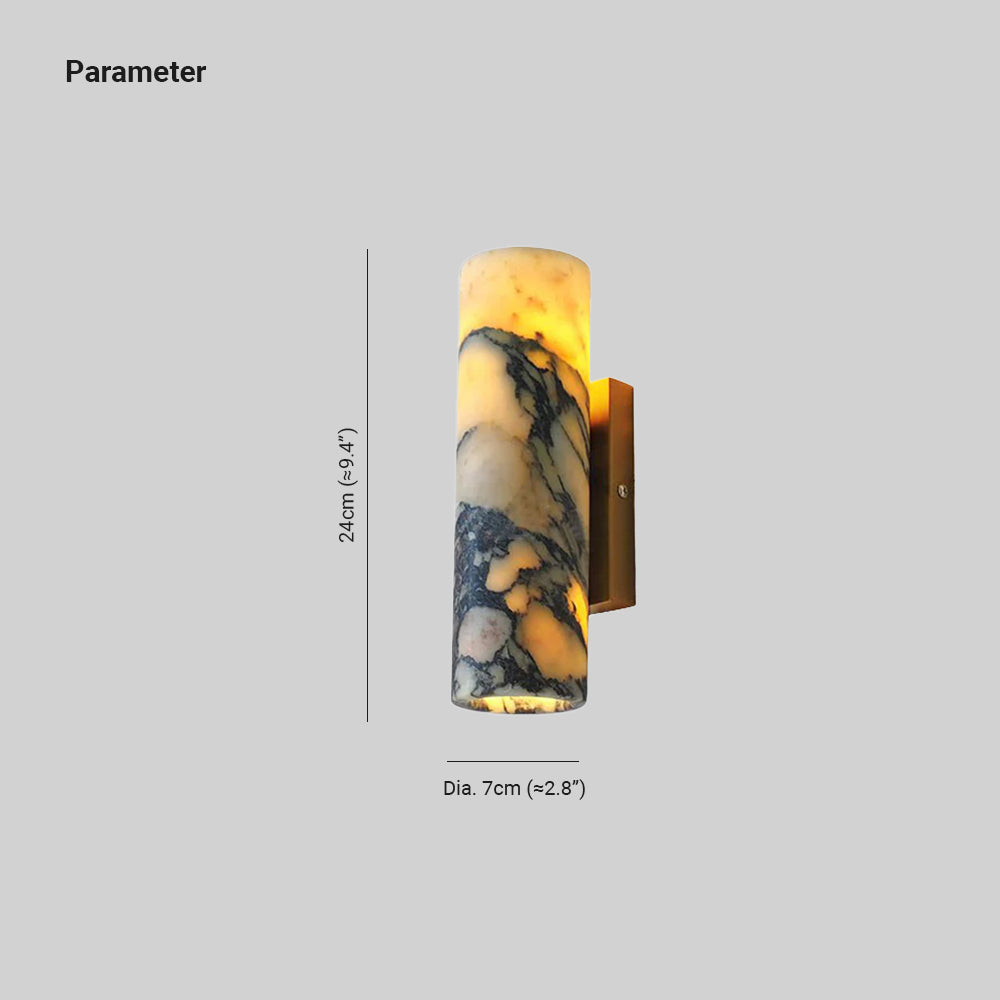Regupar Marble Cylinder Luxury Wall Lamp