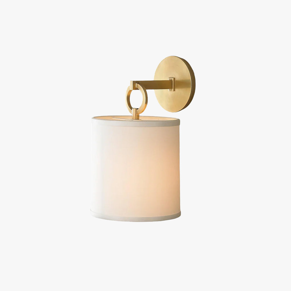 Sipovon Wall Lamp Farmhouse Fabric Cylindrical
