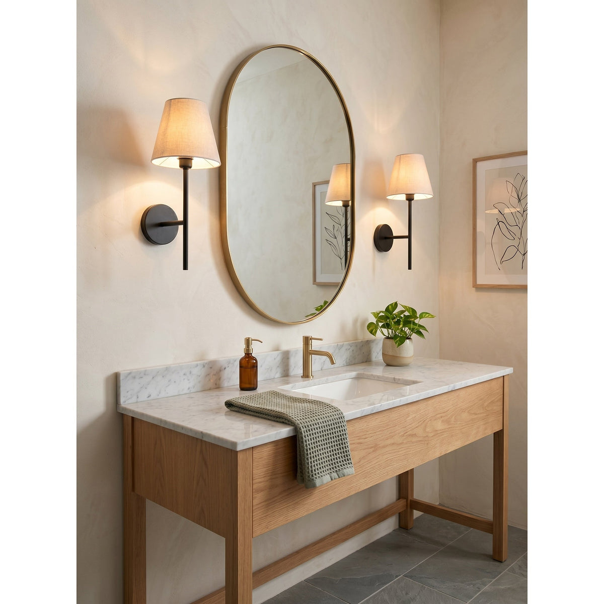 Caelthoria Fabric Wall Sconce