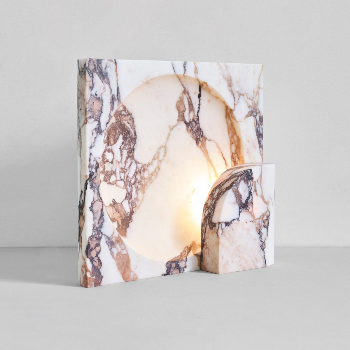 Valemir Block Piece Marble Table Lamp