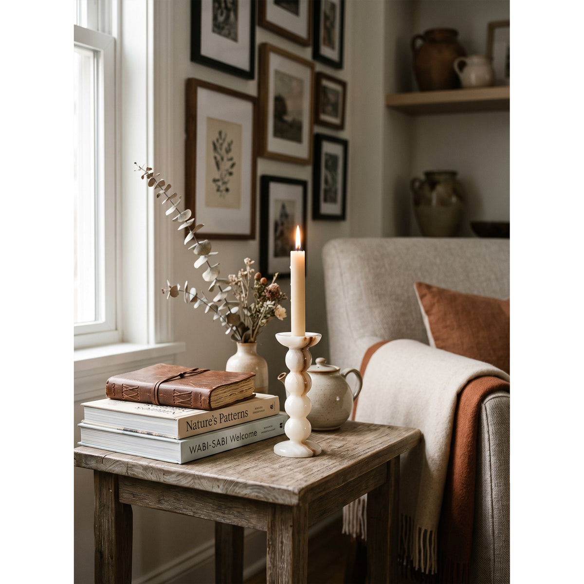 Jorrenford Onyx Candlestick