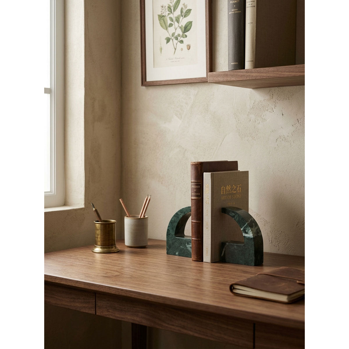 Sedgehurst Marble Bookends