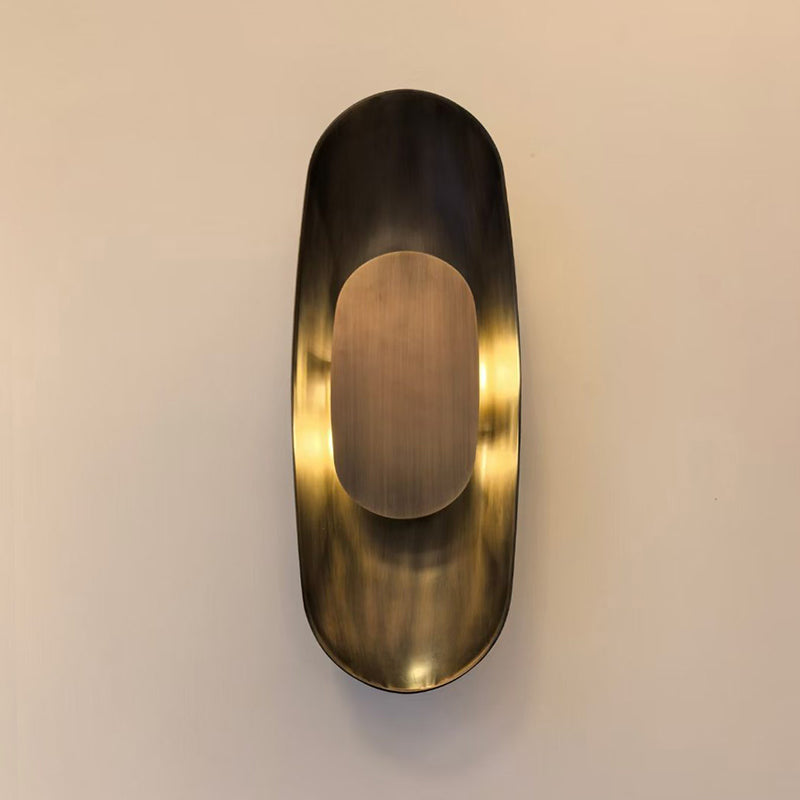 Casoraya Curved Brass Wall Sconce