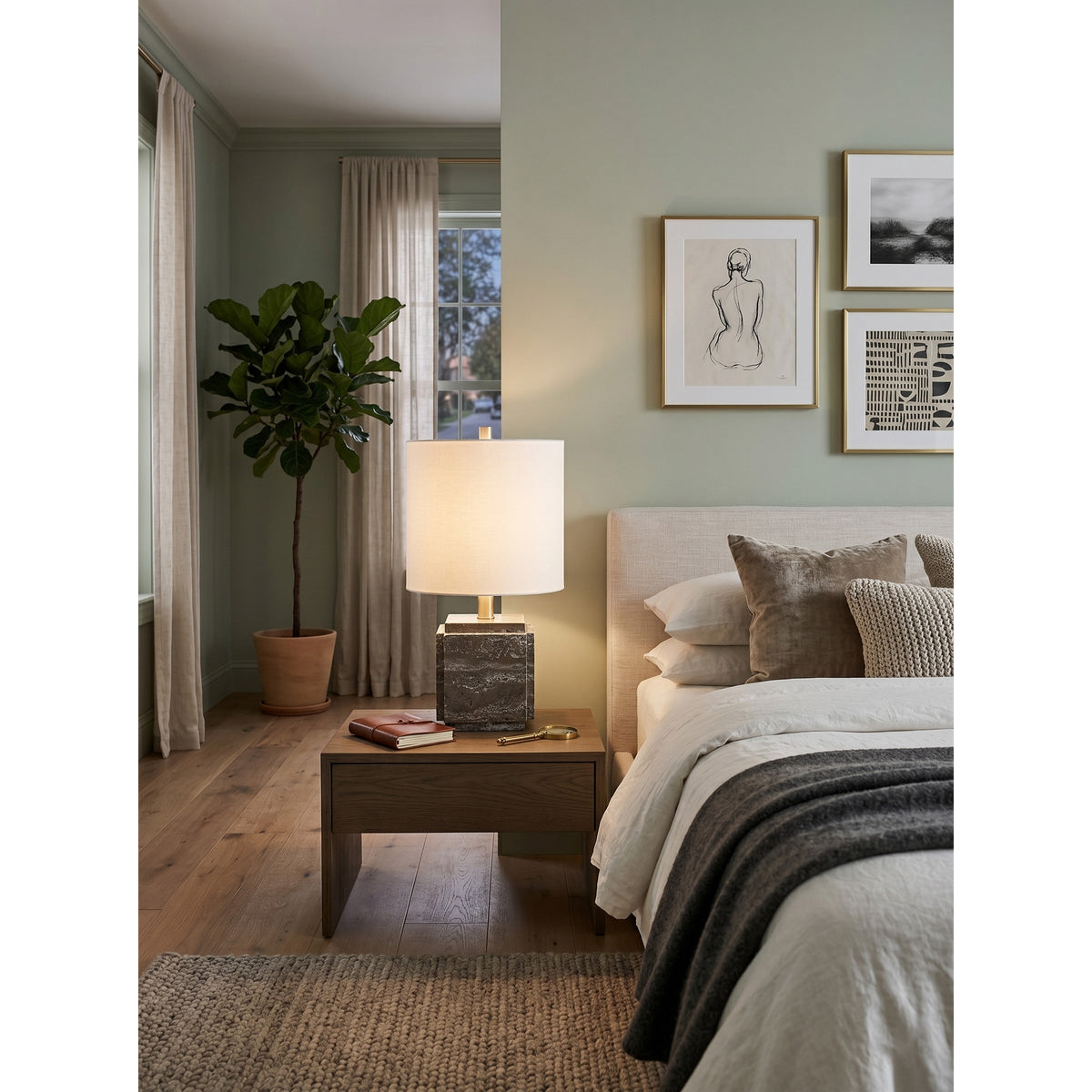 Mirorina Stacked Table Lamp