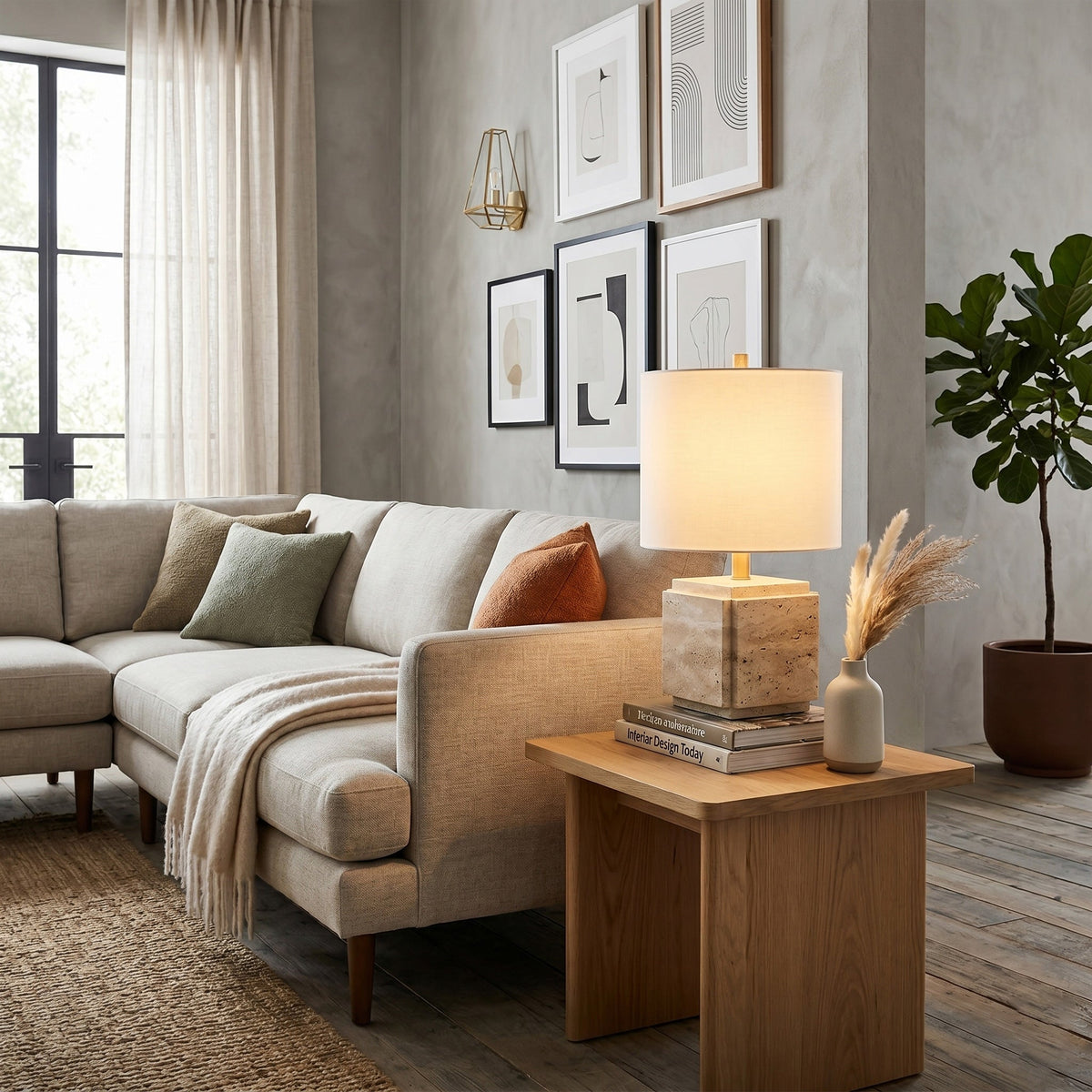 Mirorina Stacked Table Lamp