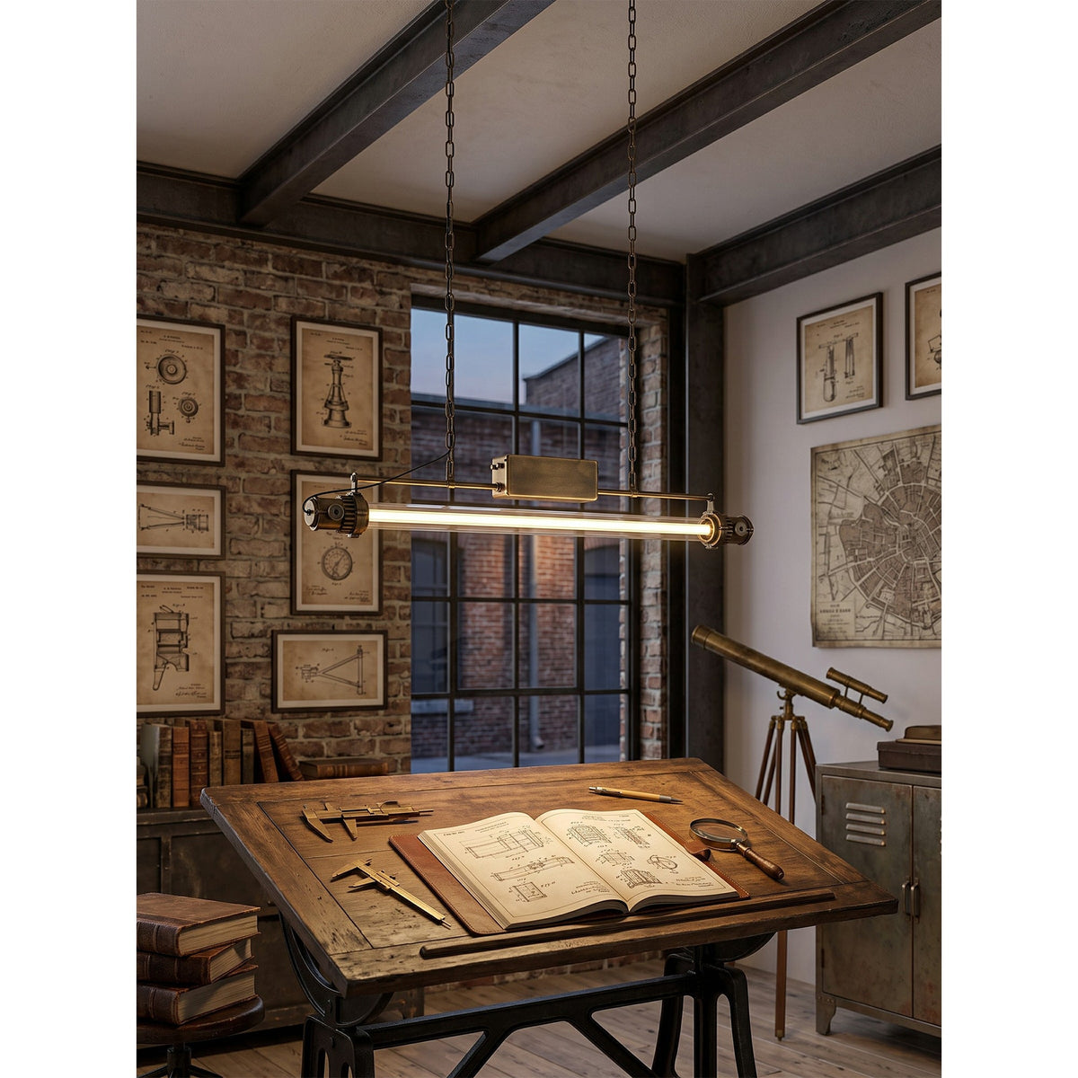 Pemberstone Linear Pendant Lamp