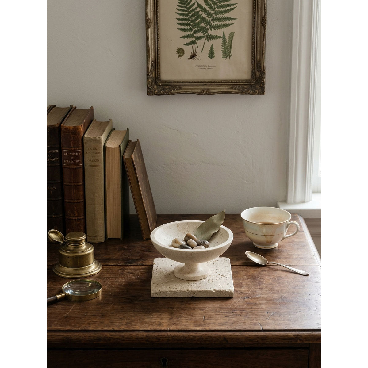 Ulvercombe Stone Pedestal Bowl
