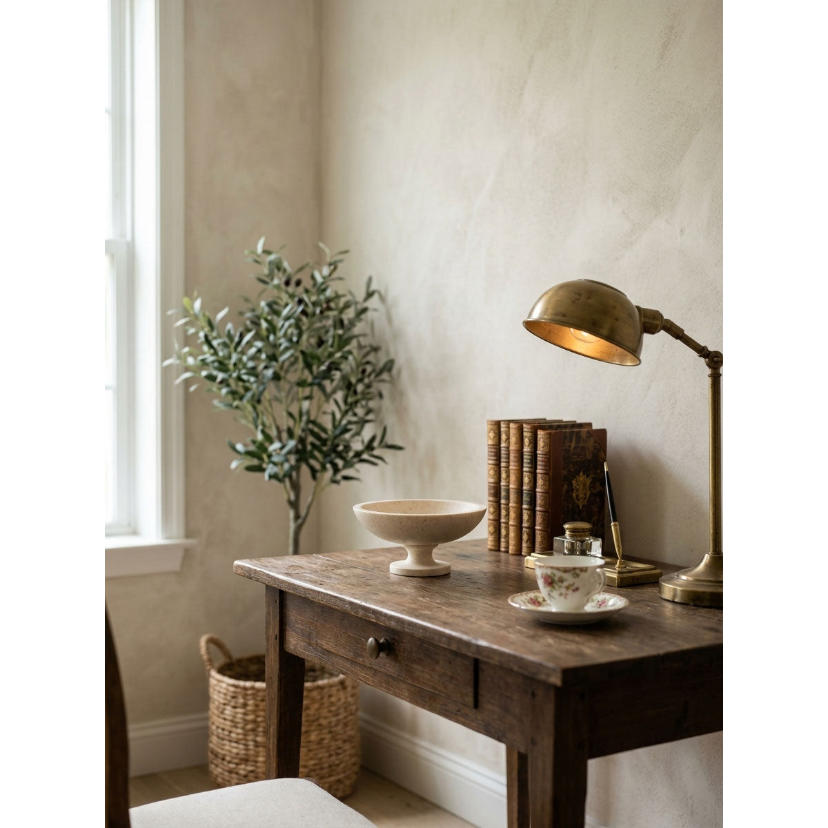Ulvercombe Stone Pedestal Bowl