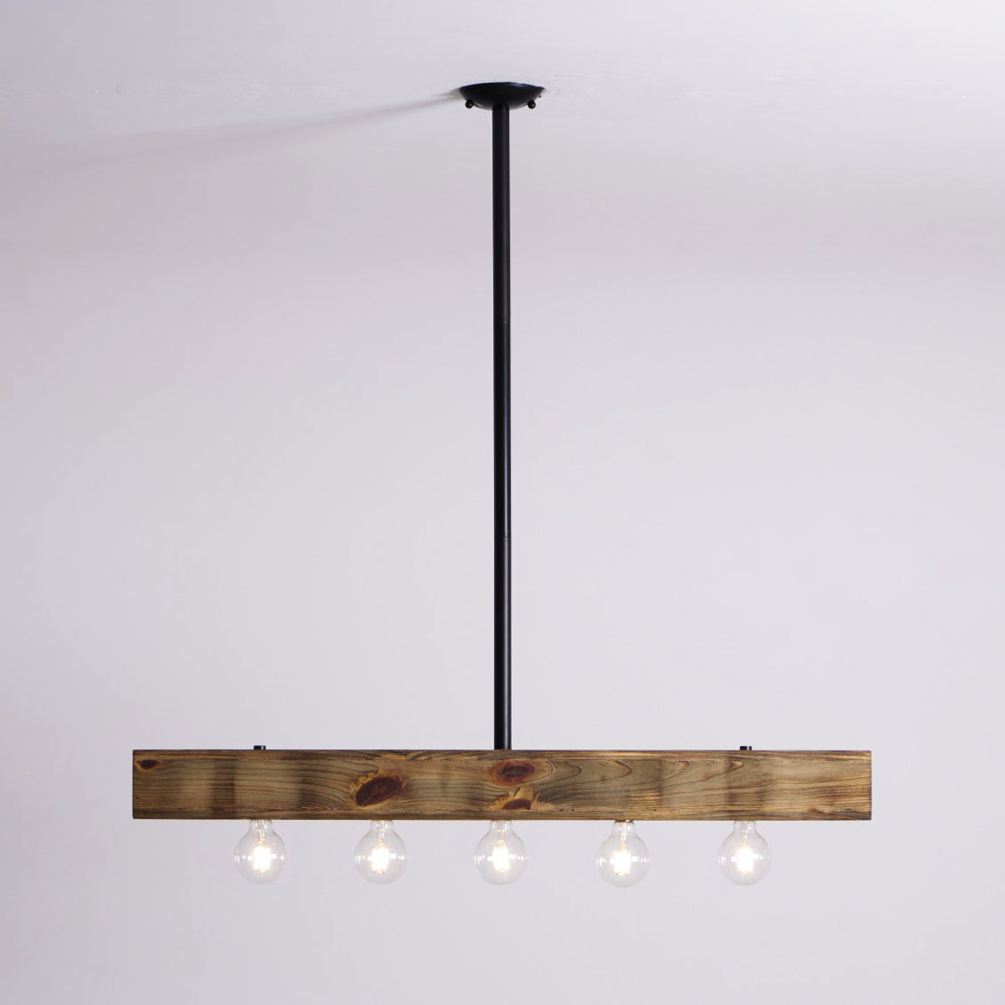 Siraen Wood-beam Island Chandelier