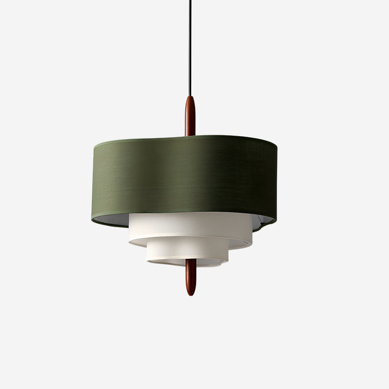 Greta Green Fabric Pendant Lamp