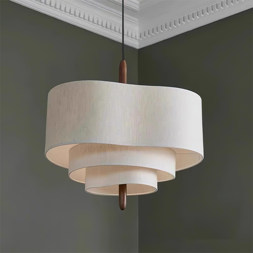 Greta Green Fabric Pendant Lamp
