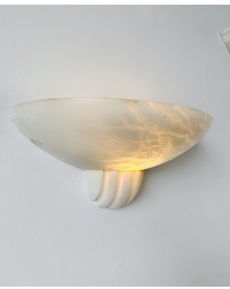 Rare Alabaster Wall Sconce