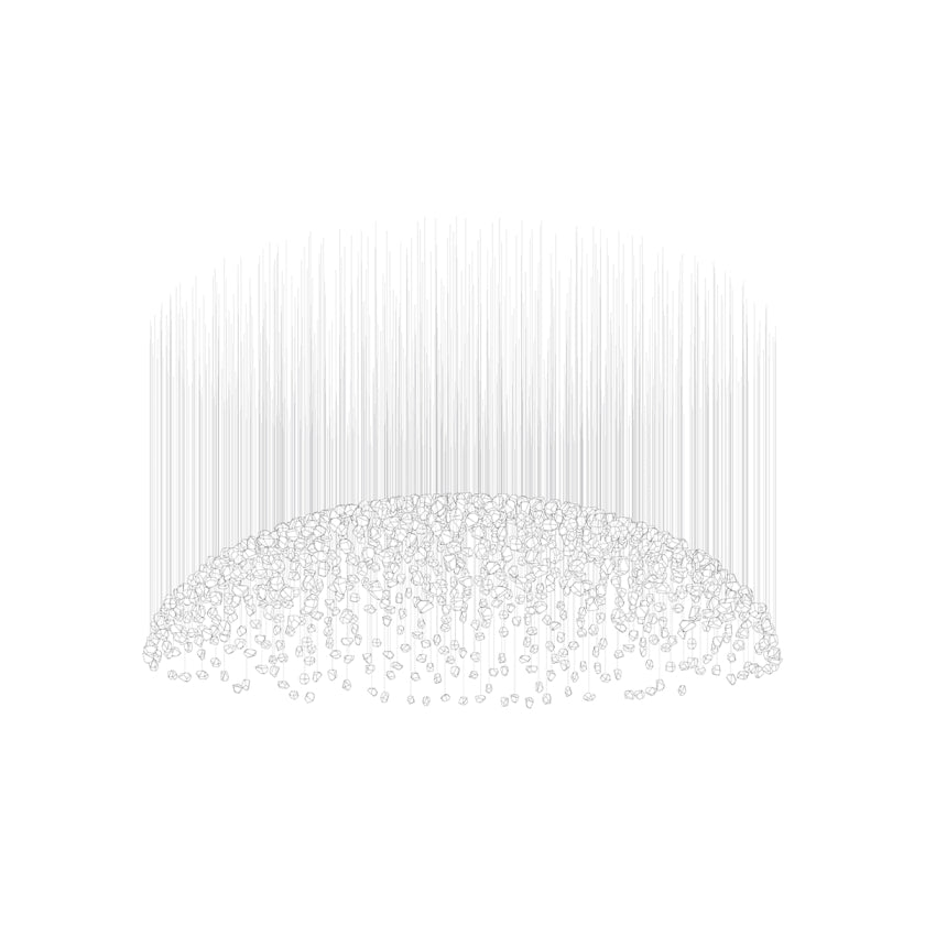 OreStone Grand Quartz  Crystal Customize Chandelier