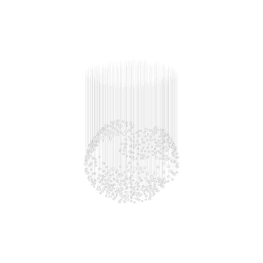 OreStone Grand Quartz  Crystal Customize Chandelier