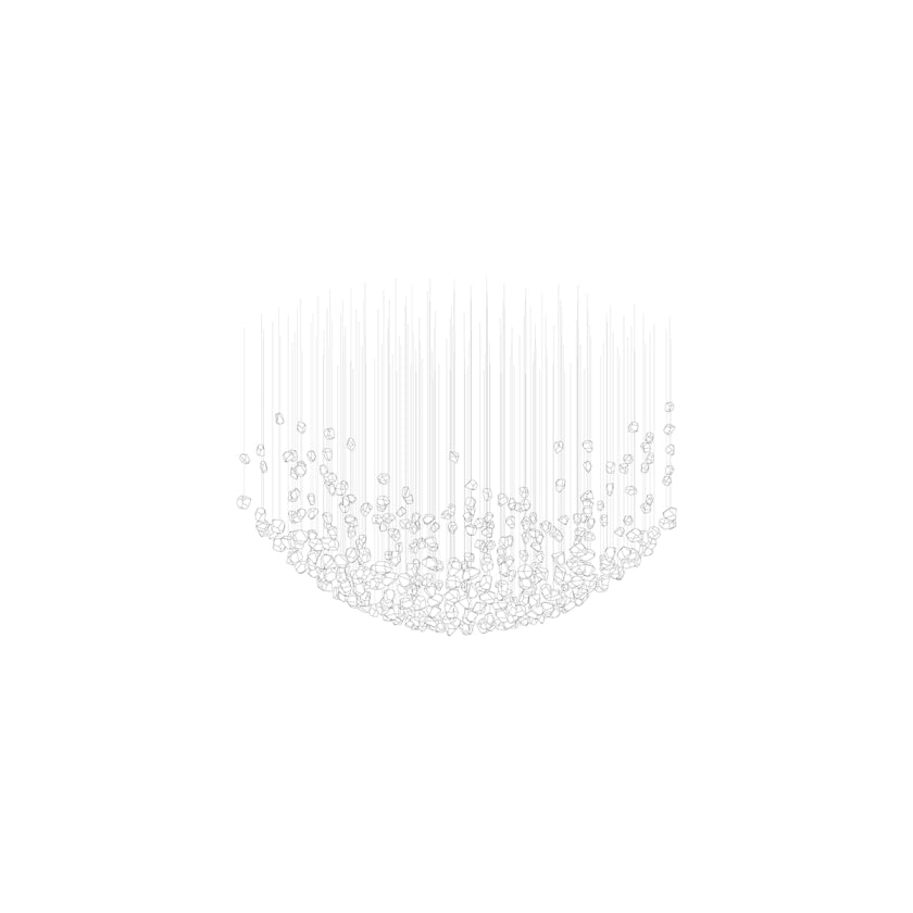 OreStone Grand Quartz  Crystal Customize Chandelier