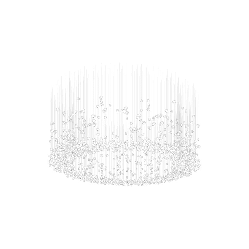 OreStone Grand Quartz  Crystal Customize Chandelier
