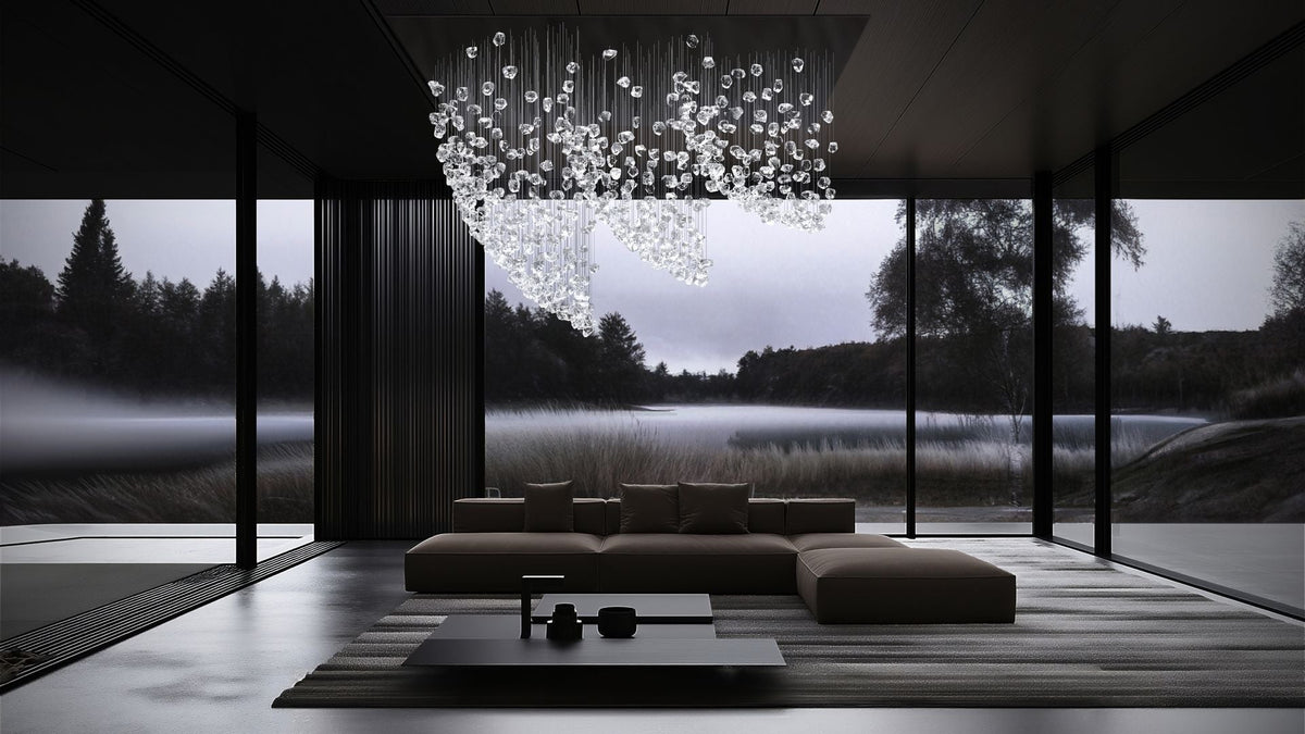 OreStone Grand Quartz  Crystal Customize Chandelier
