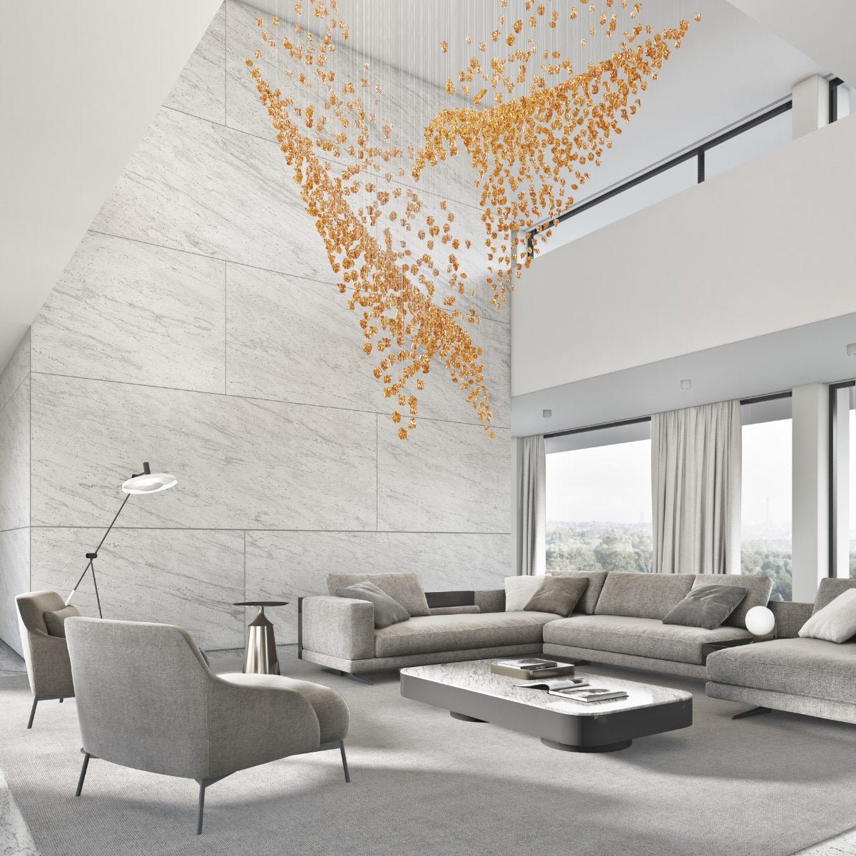 OreStone Grand Quartz  Crystal Customize Chandelier