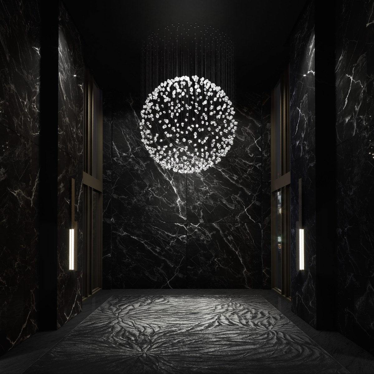 OreStone Grand Quartz  Crystal Customize Chandelier