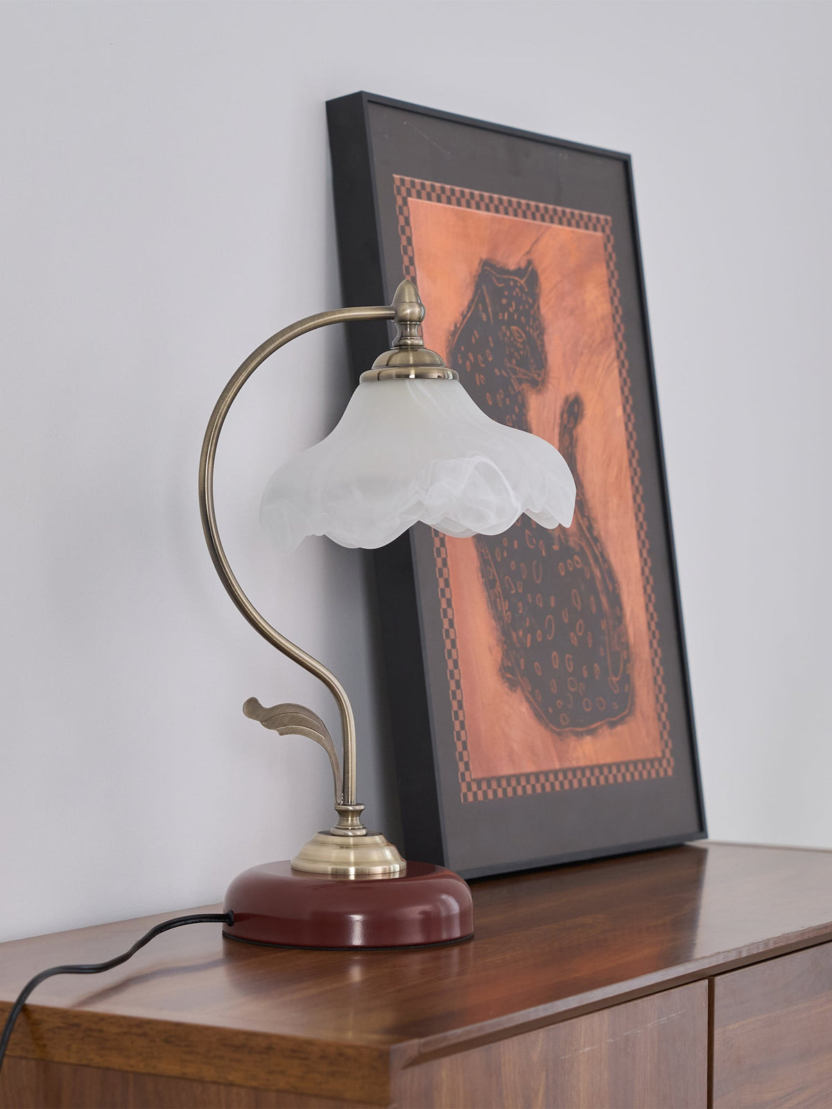Velivise Retro Flower Table Lamp