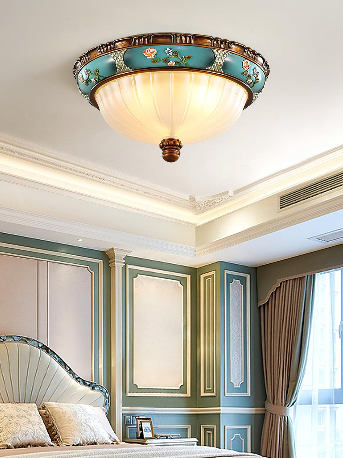Duvall Ceiling Lamp Floral Recessed Vintage