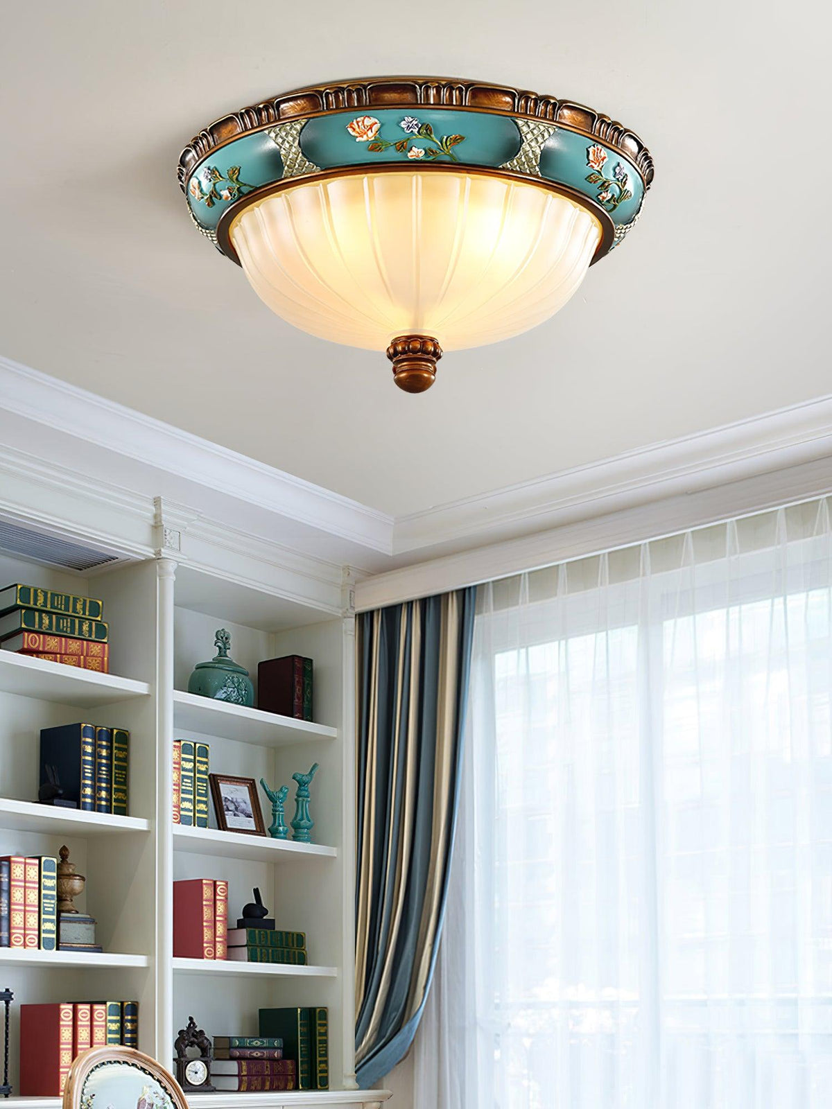 Duvall Ceiling Lamp Floral Recessed Vintage
