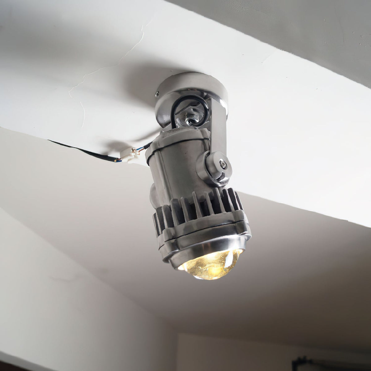 Liorivette Retro Industrial Glass Spotlight