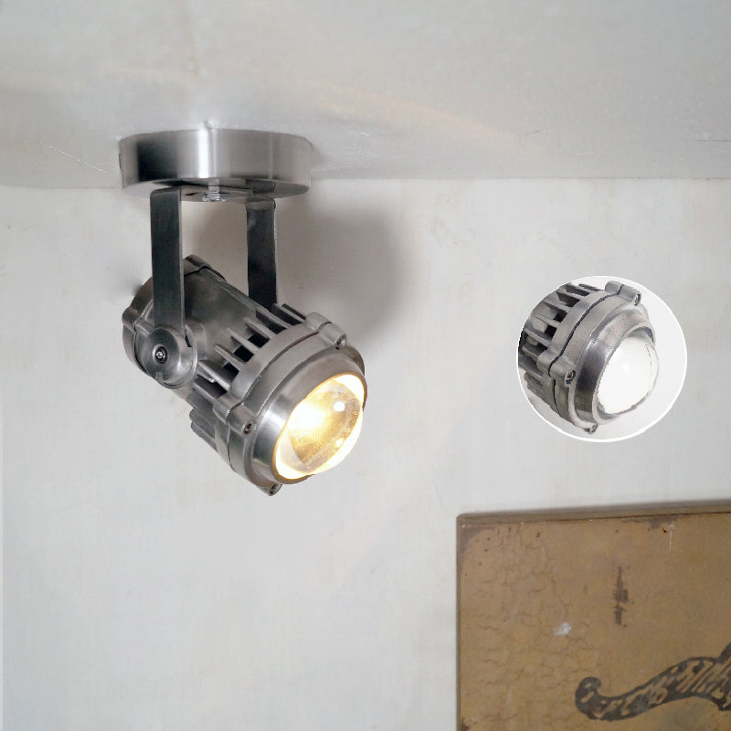 Liorivette Retro Industrial Glass Spotlight