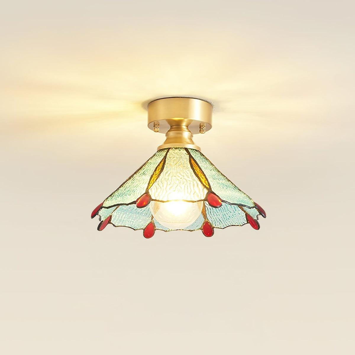 Nexo Tiffany Style Stained Glass Ceiling Light