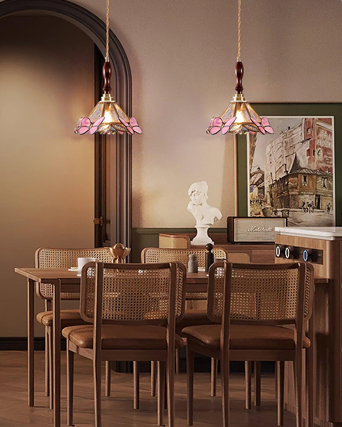 Selarette Retro Butterfly Pendant Light