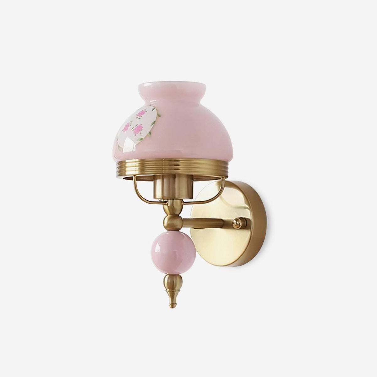 Evia Wall Lamp Glass and Light for Bedroom or Hallway Retro