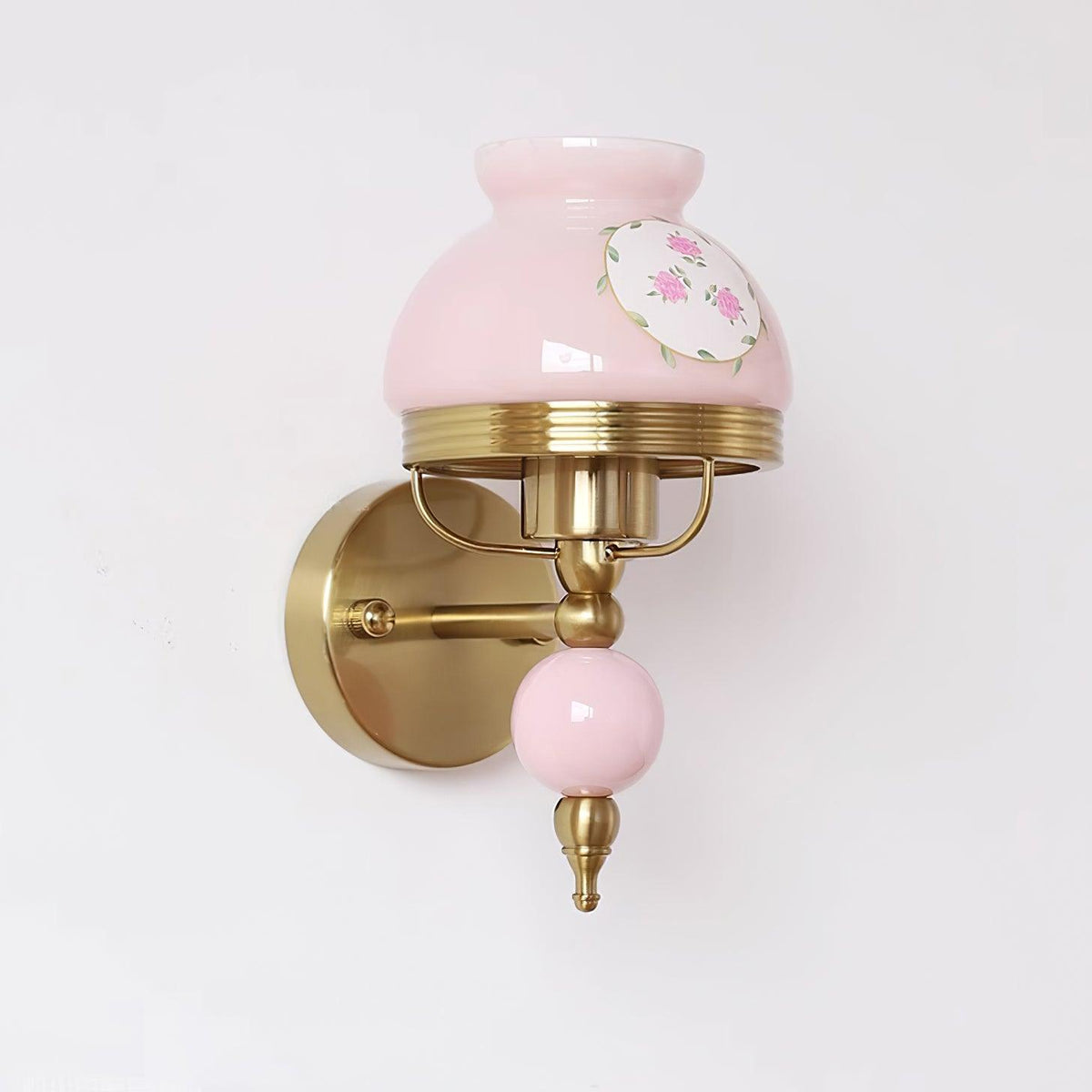 Evia Wall Lamp Glass and Light for Bedroom or Hallway Retro