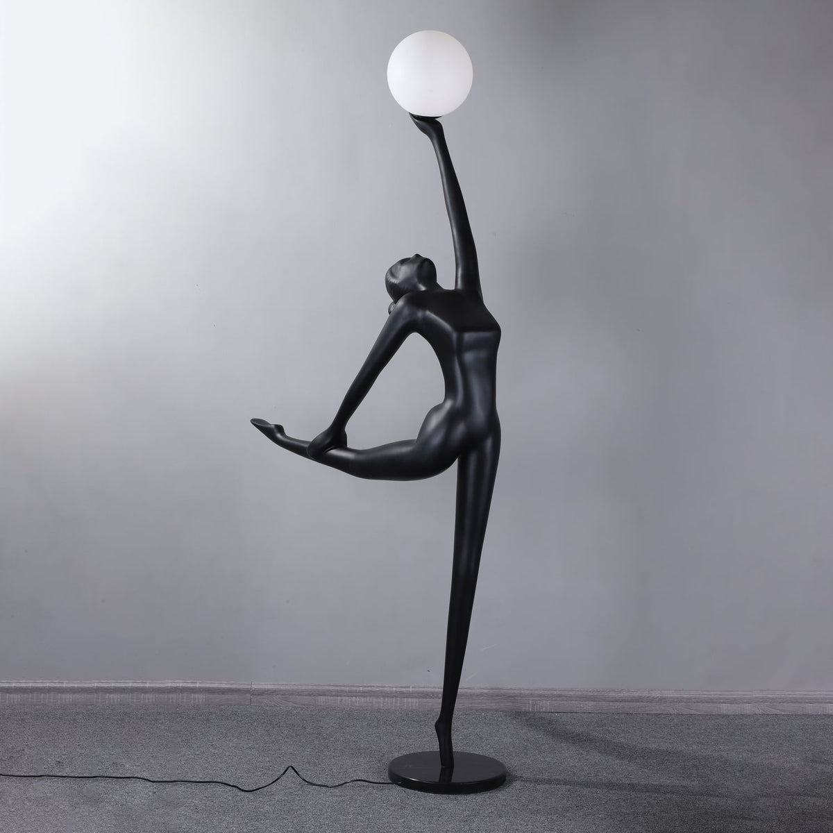 Lyrielle Ballerina Black Floor Lamp