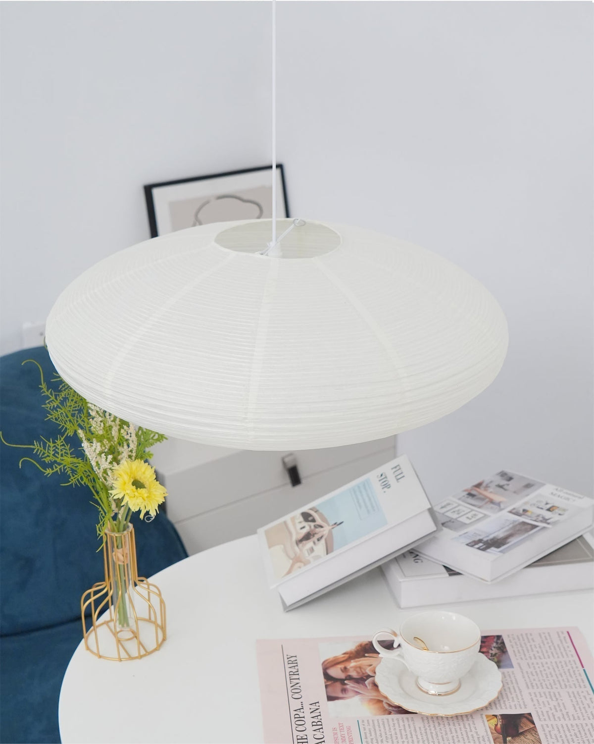 Piairaine Washi Paper 15A Pendant Light