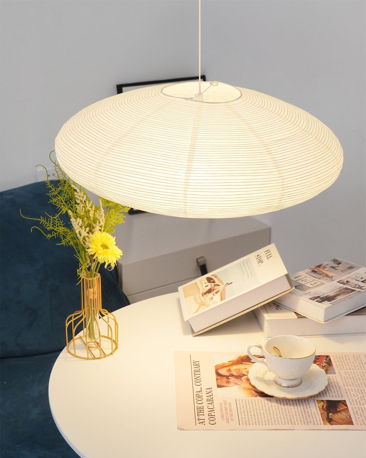 Piaiviella Pendant Lamp Paper for Living Room