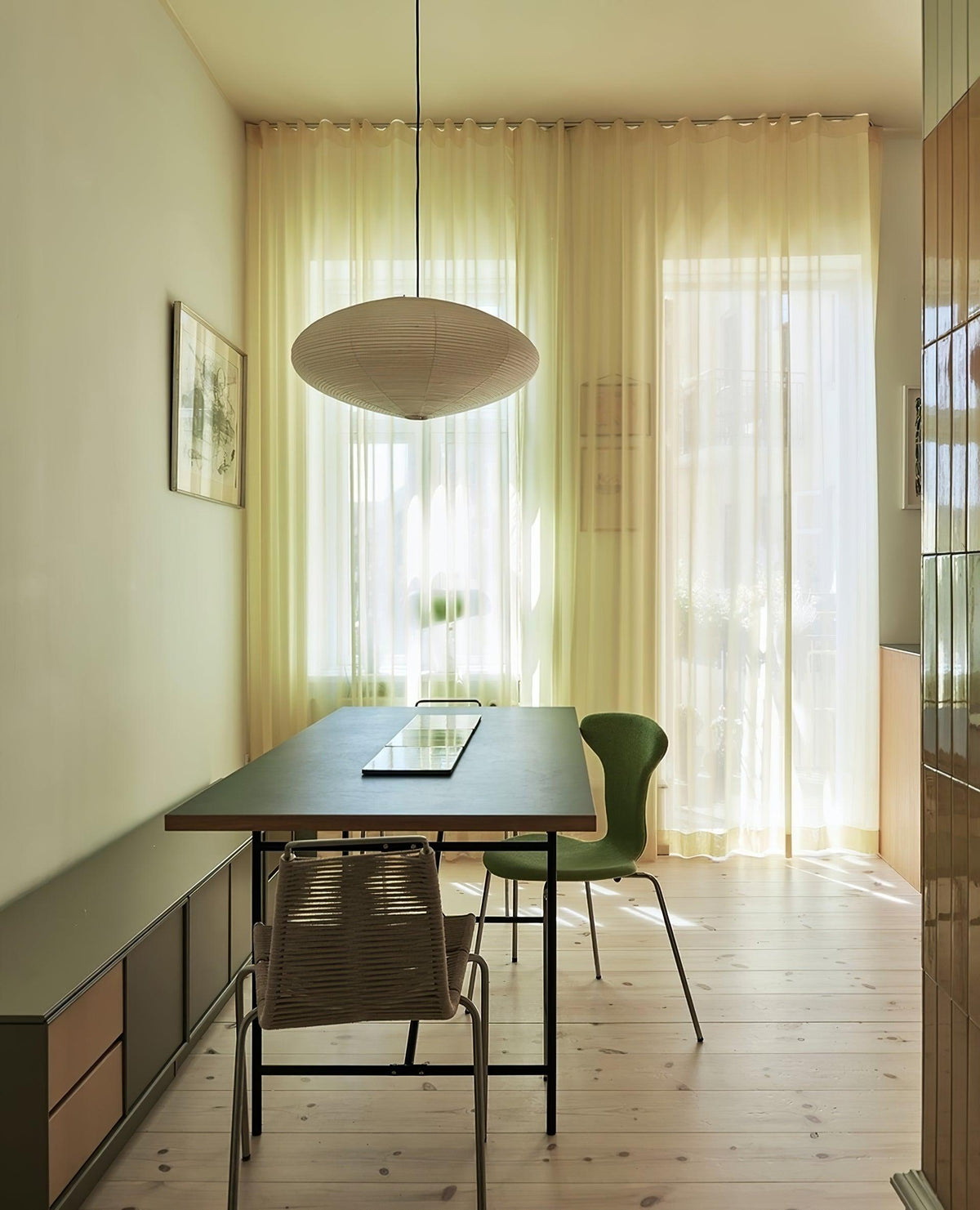 Piaiviella Pendant Lamp Paper for Living Room