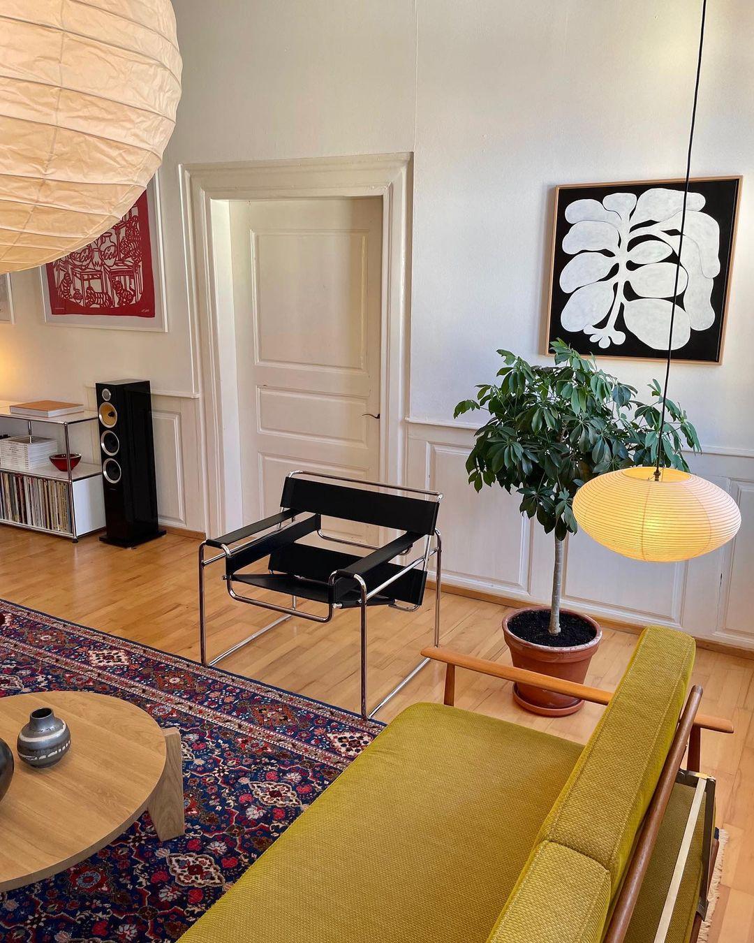 Piaiviella Pendant Lamp Paper for Living Room
