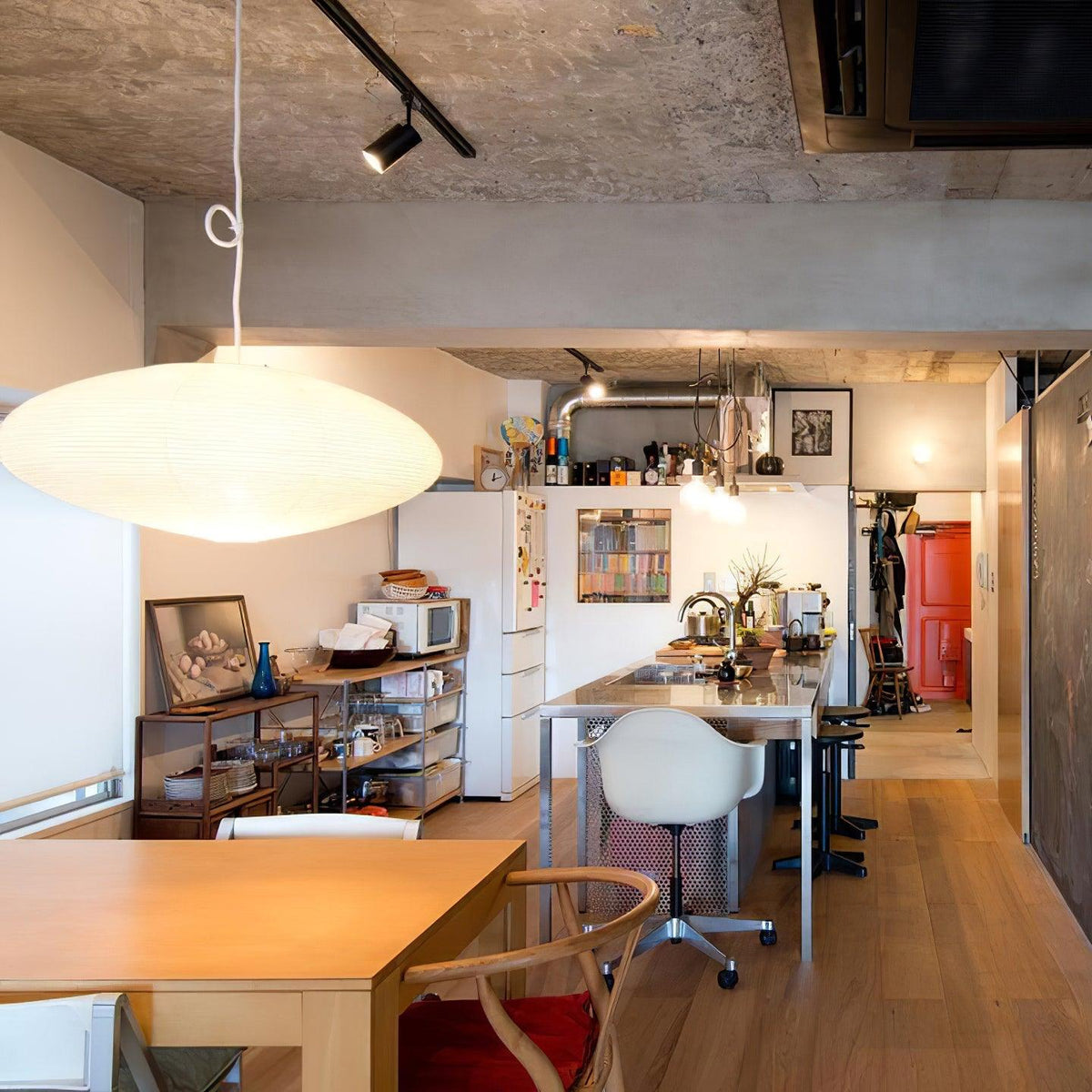 Piaiviella Pendant Lamp Paper for Living Room